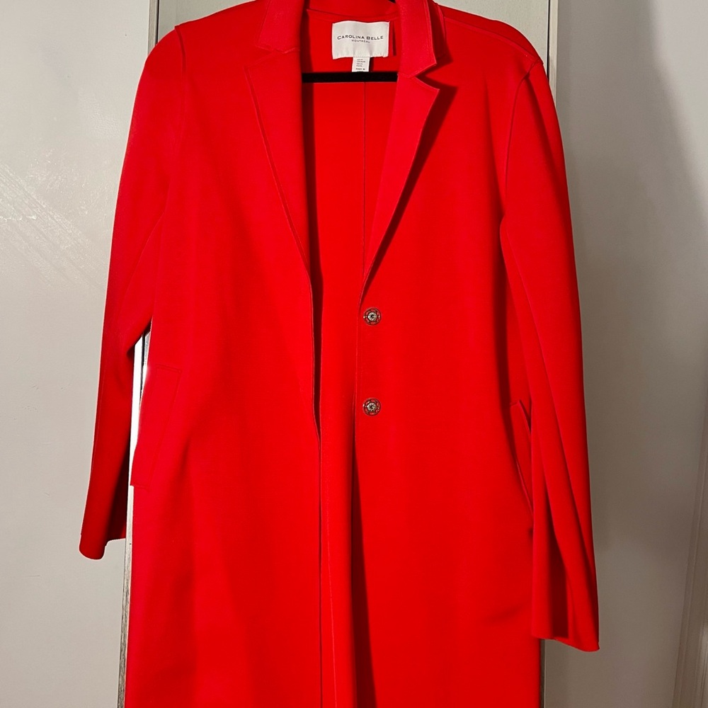 Carolina Belle Vibrant Red Coat